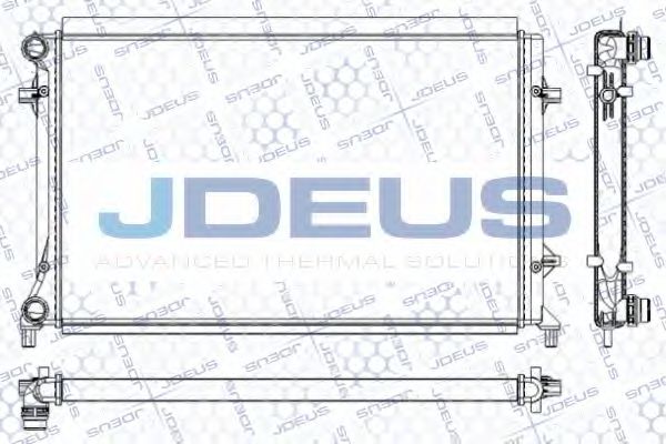 JDEUS RA0010311 Радиатор, охлаждение двигателя для SEAT ALTEA (Сеат Алтэа) JDEUS RA0010311 Радиатор, охлаждение двигателя для SEAT ALTEA (Сеат Алтэа)