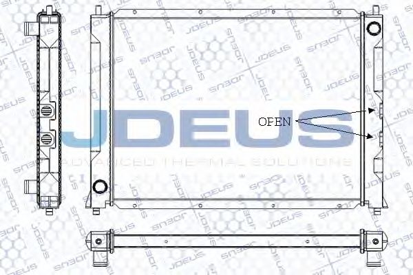 JDEUS RA0020281 Радиатор, охлаждение двигателя для ROVER 400 (Ровер 400) JDEUS RA0020281 Радиатор, охлаждение двигателя для ROVER 400 (Ровер 400)