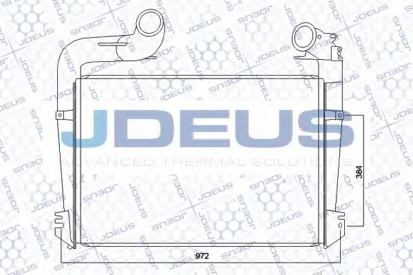 JDEUS RA8410030 Интеркулер 