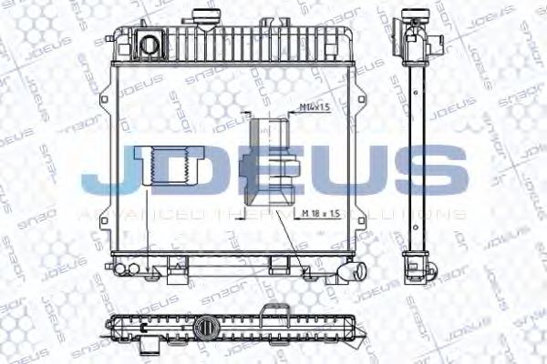 JDEUS RA0050260 Радиатор, охлаждение двигателя для BMW 3 (Бмв 3) JDEUS RA0050260 Радиатор, охлаждение двигателя для BMW 3 (Бмв 3)