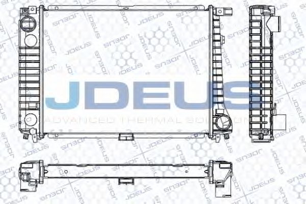 JDEUS RA0050350 Радиатор, охлаждение двигателя для BMW 5 (Бмв 5) JDEUS RA0050350 Радиатор, охлаждение двигателя для BMW 5 (Бмв 5)