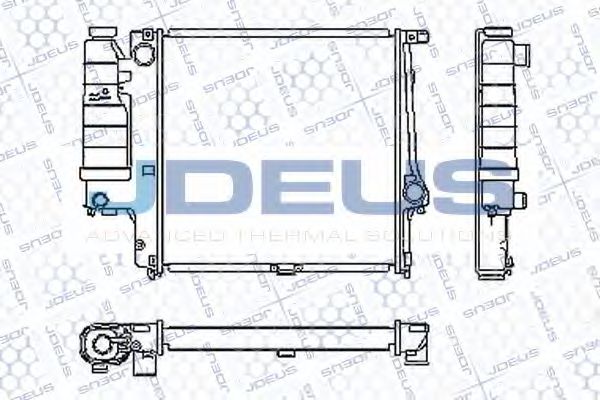 JDEUS RA0050450 Радиатор, охлаждение двигателя для BMW 3 (Бмв 3) JDEUS RA0050450 Радиатор, охлаждение двигателя для BMW 3 (Бмв 3)