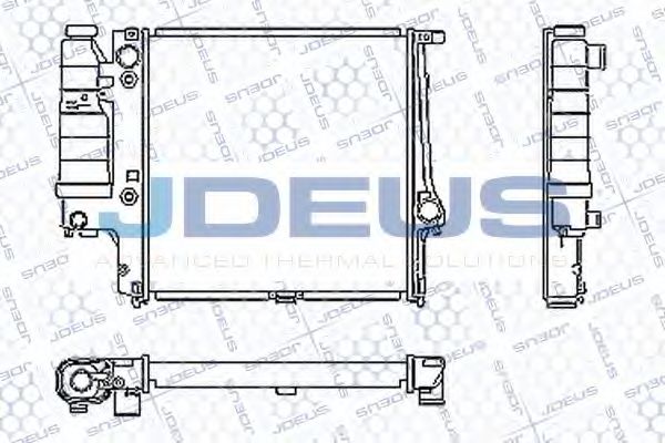 JDEUS RA0050480 Радиатор, охлаждение двигателя для BMW 3 (Бмв 3) JDEUS RA0050480 Радиатор, охлаждение двигателя для BMW 3 (Бмв 3)