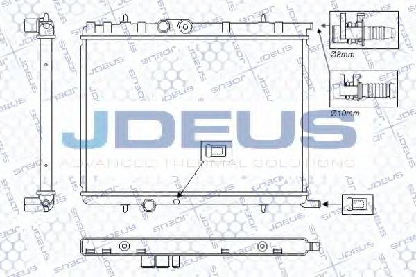 JDEUS RA0070140 Радиатор, охлаждение двигателя для CITROëN (Cитроëн) JDEUS RA0070140 Радиатор, охлаждение двигателя для CITROëN (Cитроëн)