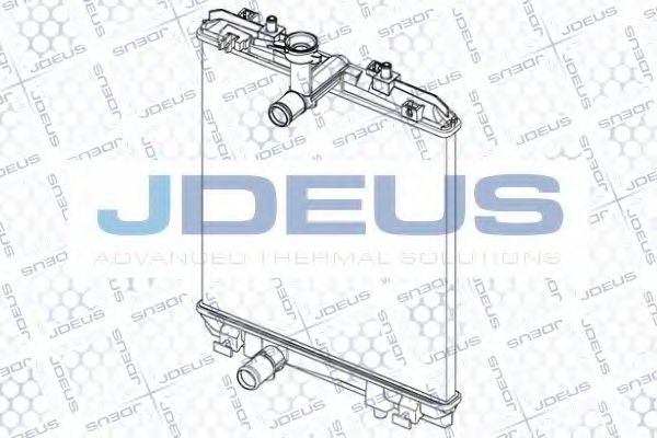 JDEUS RA0070170 Радиатор, охлаждение двигателя 