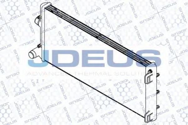 JDEUS RA0110720 Радиатор, охлаждение двигателя 