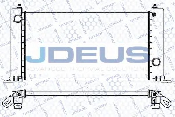 JDEUS RA0110840 Радиатор, охлаждение двигателя 