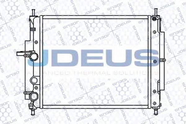 JDEUS RA0110910 Радиатор, охлаждение двигателя 