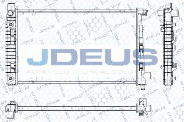 JDEUS RA0170900 Радиатор, охлаждение двигателя 