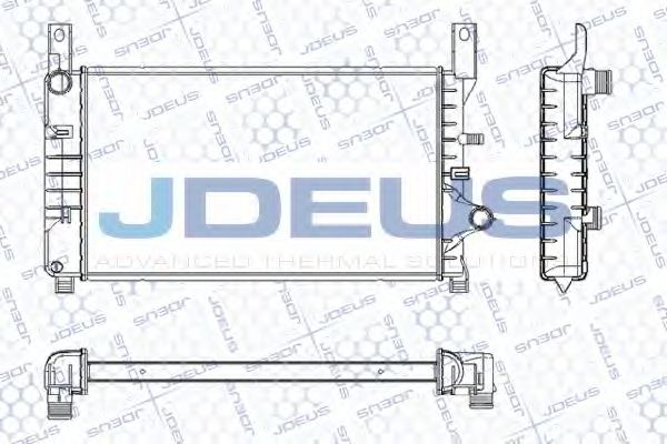 JDEUS RA0120520 Радиатор, охлаждение двигателя для FORD FIESTA (Форд Фиэста) JDEUS RA0120520 Радиатор, охлаждение двигателя для FORD FIESTA (Форд Фиэста)