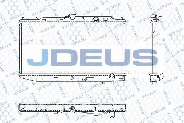 JDEUS RA0130010 Радиатор, охлаждение двигателя для HONDA CRX II (Хонда Cрх 2) JDEUS RA0130010 Радиатор, охлаждение двигателя для HONDA CRX II (Хонда Cрх 2)