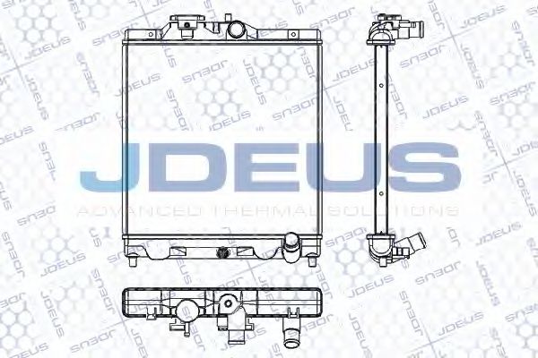 JDEUS RA0130050 Радиатор, охлаждение двигателя 