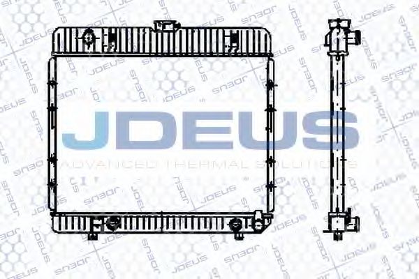 JDEUS RA0170260 Радиатор, охлаждение двигателя 