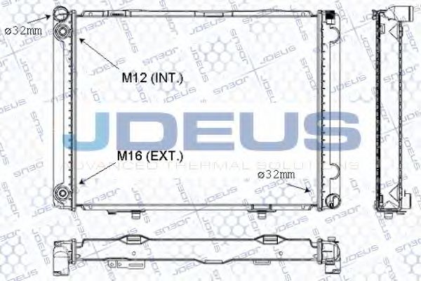 JDEUS RA0170440 Радиатор, охлаждение двигателя для MERCEDESBENZ (Мерседес бенц) JDEUS RA0170440 Радиатор, охлаждение двигателя для MERCEDESBENZ (Мерседес бенц)