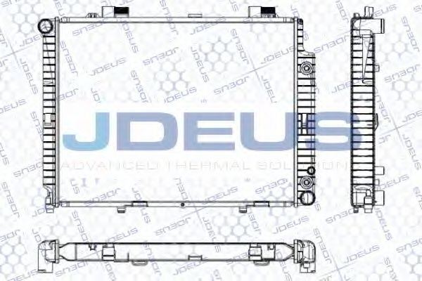 JDEUS RA0170650 Радиатор, охлаждение двигателя 