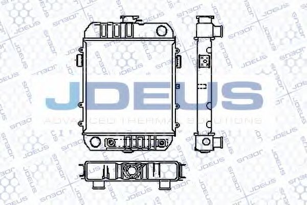 JDEUS RA0200280 Радиатор, охлаждение двигателя для OPEL (Опель) JDEUS RA0200280 Радиатор, охлаждение двигателя для OPEL (Опель)