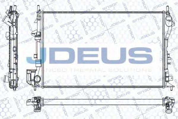 JDEUS RA0200880 Радиатор, охлаждение двигателя 