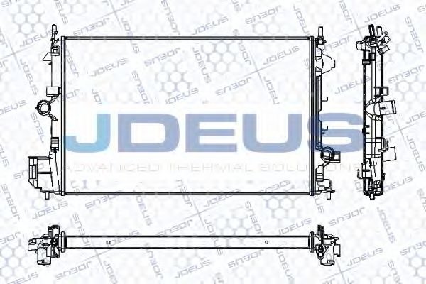JDEUS RA0200890 Радиатор, охлаждение двигателя 