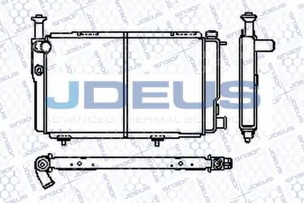 JDEUS RA0210050 Радиатор, охлаждение двигателя для PEUGEOT 205 II (Пежо 205 2) JDEUS RA0210050 Радиатор, охлаждение двигателя для PEUGEOT 205 II (Пежо 205 2)