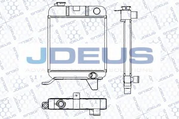 JDEUS RA0210160 Радиатор, охлаждение двигателя для PEUGEOT (Пежо) JDEUS RA0210160 Радиатор, охлаждение двигателя для PEUGEOT (Пежо)