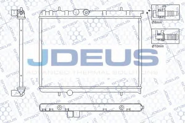 JDEUS RA0210360 Радиатор, охлаждение двигателя для PEUGEOT (Пежо) JDEUS RA0210360 Радиатор, охлаждение двигателя для PEUGEOT (Пежо)
