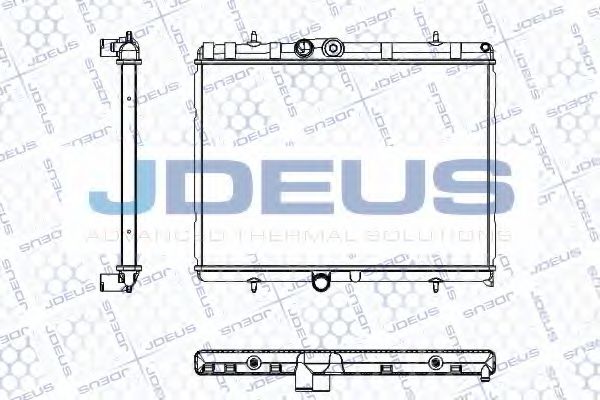 JDEUS RA0210380 Радиатор, охлаждение двигателя для PEUGEOT 407 (Пежо 407) JDEUS RA0210380 Радиатор, охлаждение двигателя для PEUGEOT 407 (Пежо 407)