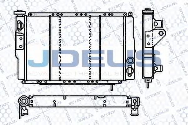 JDEUS RA0230020 Радиатор, охлаждение двигателя для RENAULT LE CAR (Рено Лэ cар) JDEUS RA0230020 Радиатор, охлаждение двигателя для RENAULT LE CAR (Рено Лэ cар)