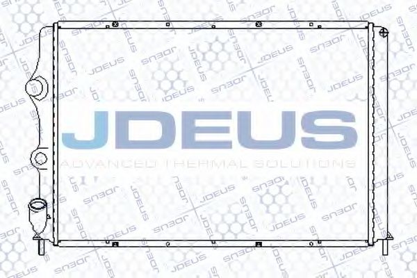 JDEUS RA0230450 Радиатор, охлаждение двигателя 