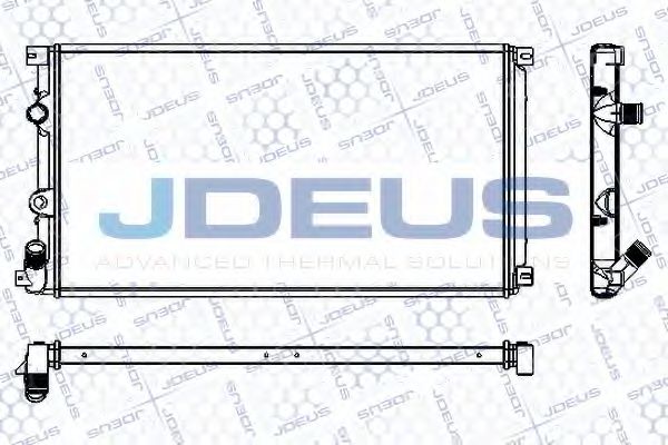 JDEUS RA0230730 Радиатор, охлаждение двигателя для OPEL (Опель) JDEUS RA0230730 Радиатор, охлаждение двигателя для OPEL (Опель)