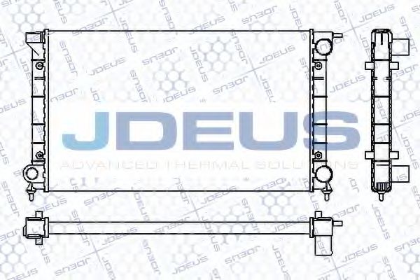JDEUS RA0300350 Радиатор, охлаждение двигателя для AUDI FOX (Ауди Фоx) JDEUS RA0300350 Радиатор, охлаждение двигателя для AUDI FOX (Ауди Фоx)