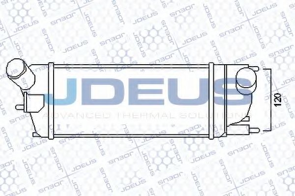 JDEUS 821M37 Интеркулер для PEUGEOT 407 (Пежо 407) JDEUS 821M37 Интеркулер для PEUGEOT 407 (Пежо 407)