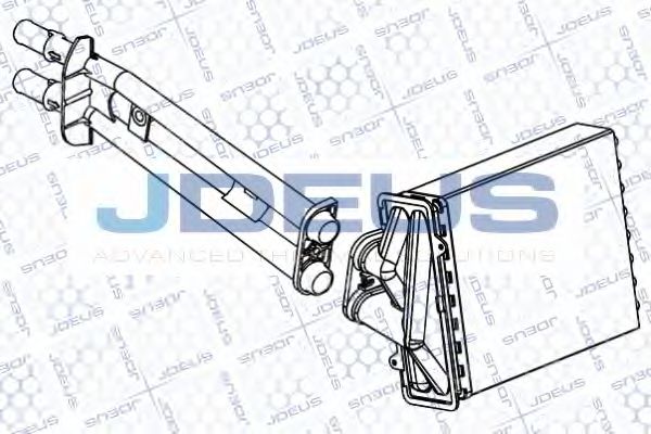 JDEUS RA2111030 Теплообменник, отопление салона для FIAT 500 C (Фиат 500 c) JDEUS RA2111030 Теплообменник, отопление салона для FIAT 500 C (Фиат 500 c)
