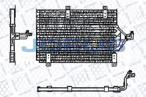 JDEUS RA7000030 Конденсатор, кондиционер для FIAT TEMPRA (Фиат Тэмпра) JDEUS RA7000030 Конденсатор, кондиционер для FIAT TEMPRA (Фиат Тэмпра)