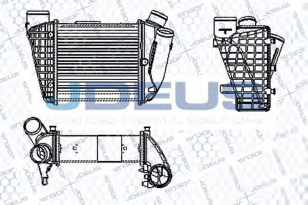 JDEUS RA8010210 Интеркулер 