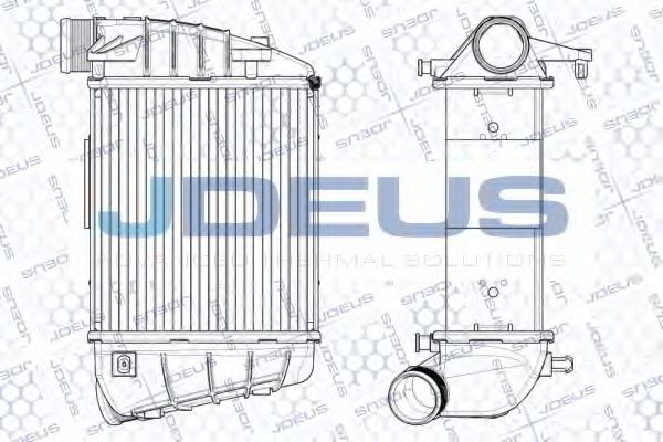 JDEUS RA8010371 Интеркулер 