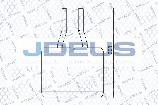 JDEUS 216M31 Теплообменник, отопление салона для MAZDA (Мазда) JDEUS 216M31 Теплообменник, отопление салона для MAZDA (Мазда)