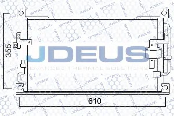 JDEUS 718M30 Конденсатор, кондиционер для MITSUBISHI COLT/RODEO (Митсубиши/митсубиси Cолт/родэо) JDEUS 718M30 Конденсатор, кондиционер для MITSUBISHI COLT/RODEO (Митсубиши/митсубиси Cолт/родэо)