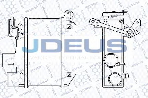 JDEUS 828M64 Интеркулер для TOYOTA PICNIC (Тойота/тоета Пикник) JDEUS 828M64 Интеркулер для TOYOTA PICNIC (Тойота/тоета Пикник)