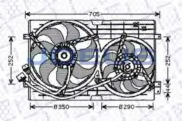 JDEUS EV010190 Вентилятор, конденсатор кондиционера для VOLKSWAGEN (Фольксваген) JDEUS EV010190 Вентилятор, конденсатор кондиционера для VOLKSWAGEN (Фольксваген)