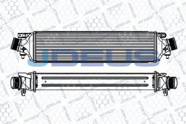 JDEUS RA8000110 Интеркулер 