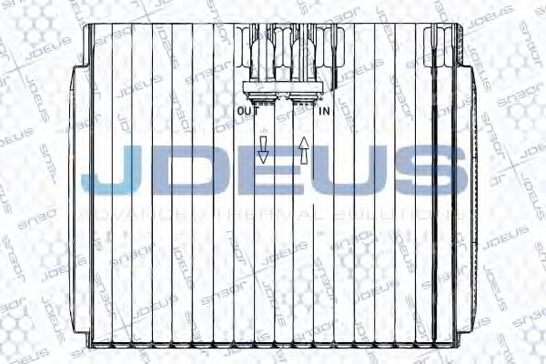 JDEUS RA9110490 Испаритель, кондиционер 
