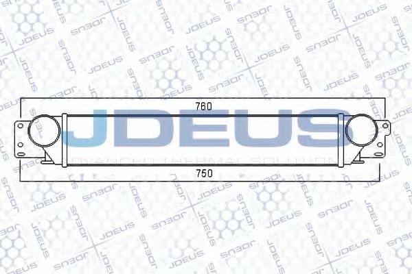 JDEUS 820M69 Интеркулер для CHEVROLET CAPTIVA (Шевроле Каптива) JDEUS 820M69 Интеркулер для CHEVROLET CAPTIVA (Шевроле Каптива)