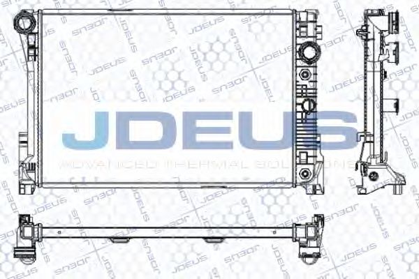 JDEUS RA0171000 Радиатор, охлаждение двигателя 