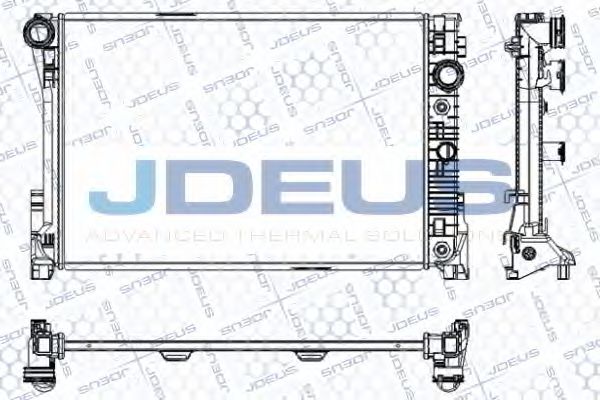 JDEUS RA0170920 Радиатор, охлаждение двигателя 