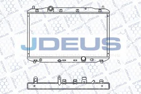 JDEUS RA0130100 Радиатор, охлаждение двигателя 