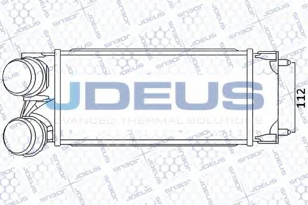 JDEUS 821M12A Интеркулер 