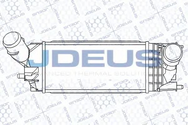 JDEUS 821M37A Интеркулер для PEUGEOT 407 (Пежо 407) JDEUS 821M37A Интеркулер для PEUGEOT 407 (Пежо 407)