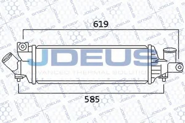 JDEUS 819M58 Интеркулер для NISSAN PRIMERA (Ниссан Примера) JDEUS 819M58 Интеркулер для NISSAN PRIMERA (Ниссан Примера)