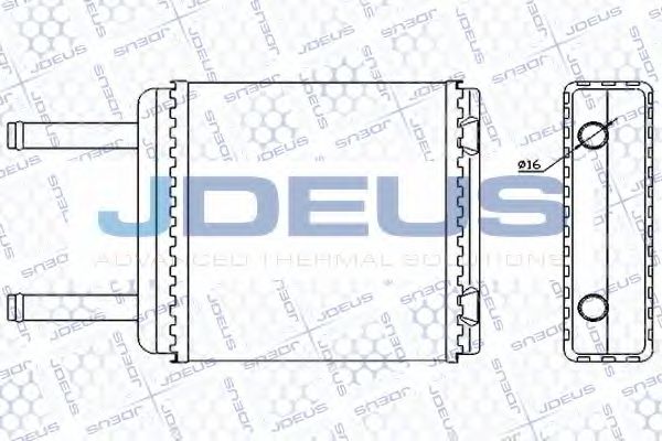 JDEUS 220M07A Теплообменник, отопление салона для OPEL CORSA A (Опель Cорса а) JDEUS 220M07A Теплообменник, отопление салона для OPEL CORSA A (Опель Cорса а)