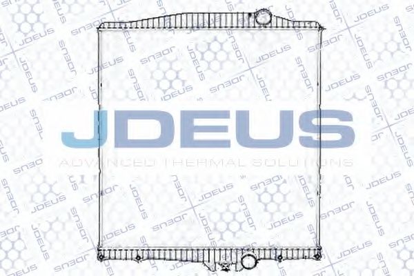 JDEUS 131M08B Радиатор, охлаждение двигателя 